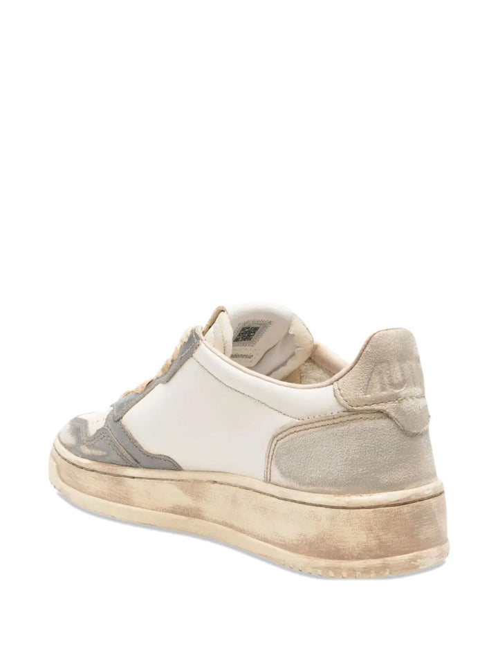 Autry Low-Top — Beige — Size US M 3.5 - US W 5 — Back View