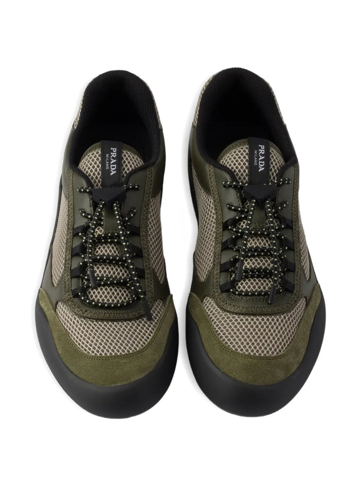 Prada Speedrock Mesh — Green — Size US M 3.5 - US W 5 — Back View