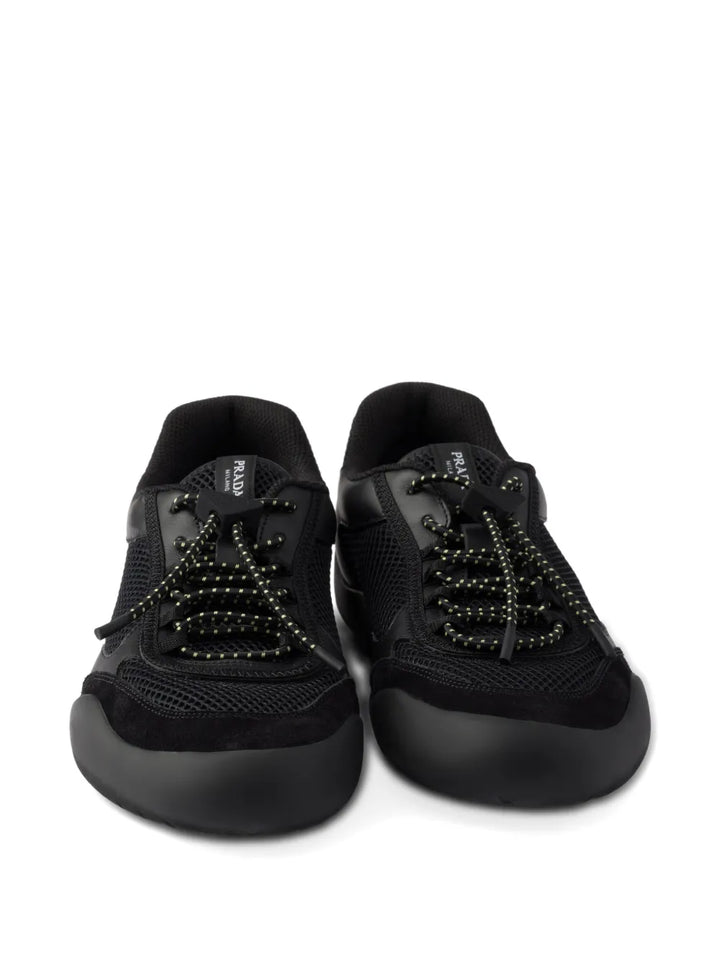 Prada Speedrock Mesh Panelled — Black — Size US M 3.5 - US W 5 — Top View