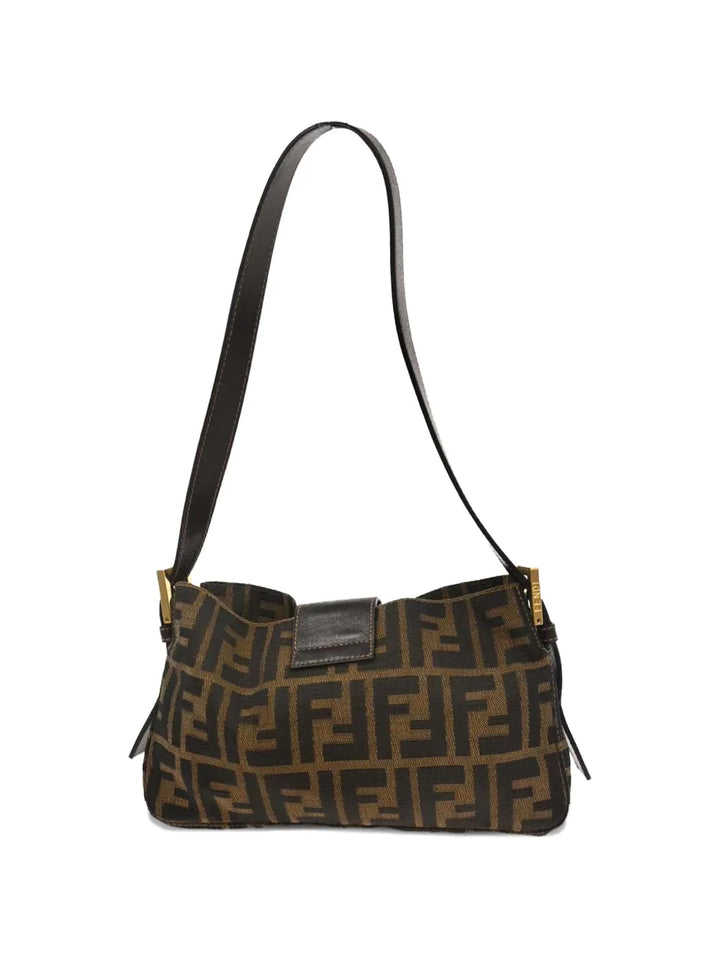 Fendi Pre Owned 2008 Zucca Shoulder Bag — Same as shown — Size One Size — Side View