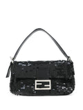 Fendi Pre Owned 2009 Baguette Sequin Embellished Shoulder Bag — Same as shown — Size One Size — Front View