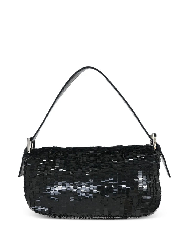 Fendi Pre Owned 2009 Baguette Sequin Embellished Shoulder Bag — Same as shown — Size One Size — Side View
