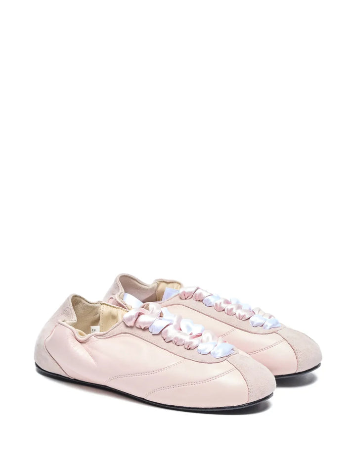 Repetto Panelled Silk — Pink — Size US M 3.5 - US W 5 — Side View