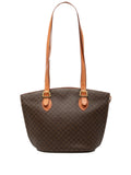 Celine Pre Owned 1999 Macadam Coated Canvas Shoulder Bag — Same as shown — Size One Size — Front View