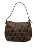 Fendi Pre Owned 2000 2010 Zucca Canvas Shoulder Bag — Same as shown — Size One Size — Front View