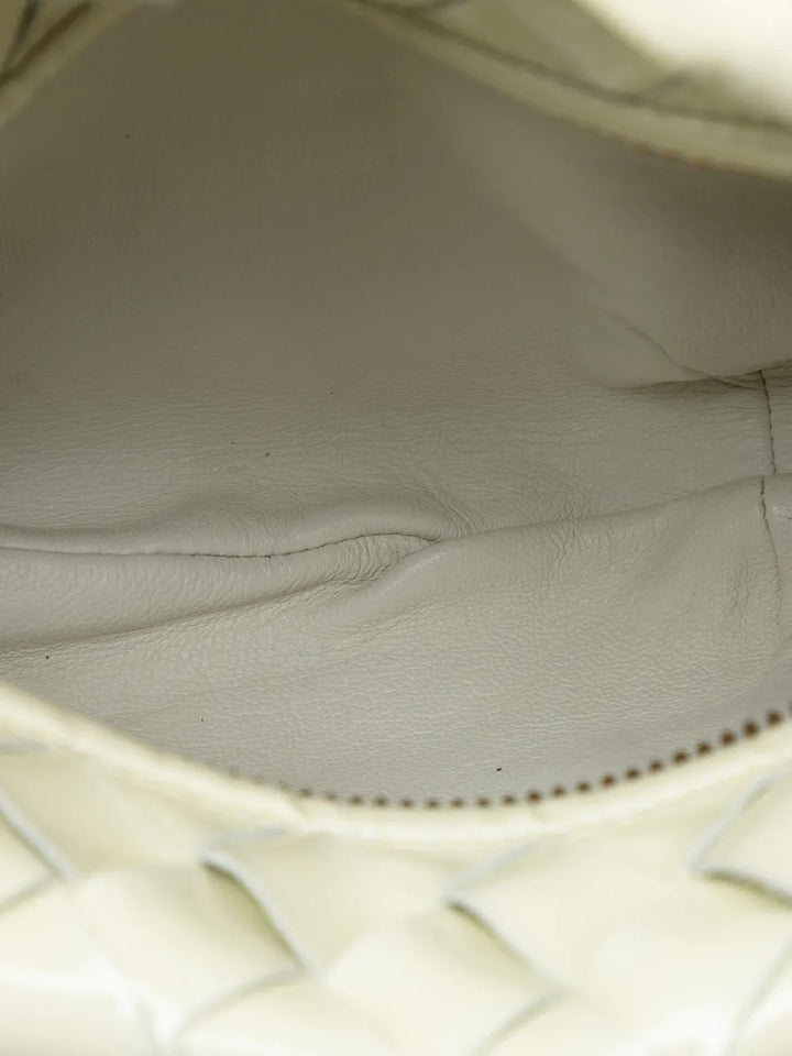 Bottega Veneta Pre Owned 2012 2025 Mini Patent Intrecciato Jodie Hobo Bag — Same as shown — Size One Size — Detail View