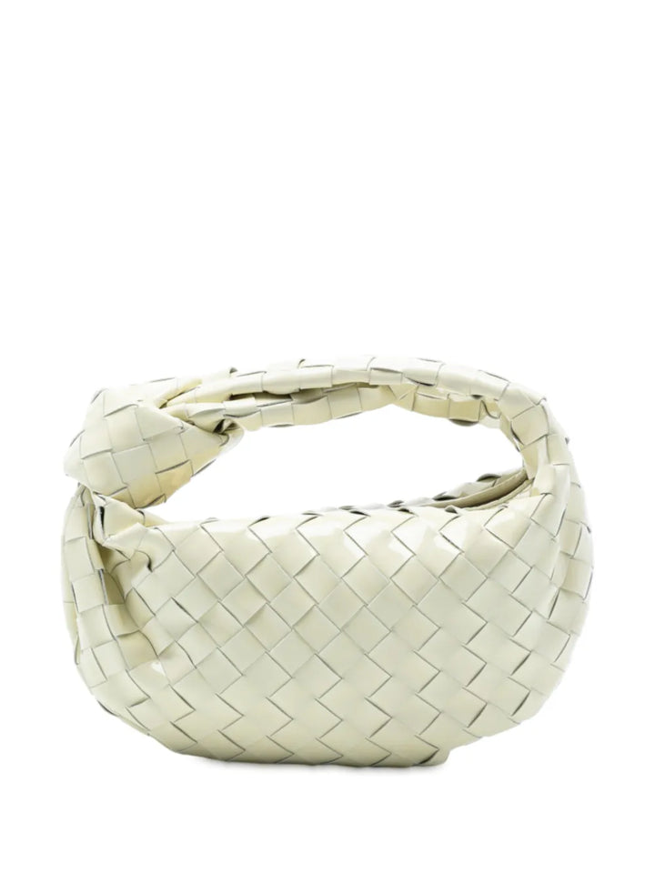 Bottega Veneta Pre Owned 2012 2025 Mini Patent Intrecciato Jodie Hobo Bag — Same as shown — Size One Size — Front View
