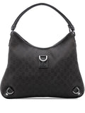 Gucci Pre Owned 2016 2025 Gg Denim Abbey D Ring Shoulder Bag — Same as shown — Size One Size — Front View