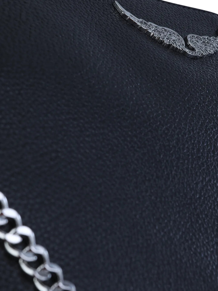 Zadigvoltaire Jim Wings Chain Shoulder Bag — Same as shown — Size One Size — Top View