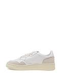 Autry Perforated-Detail — White — Size US M 3.5 - US W 5 — Back View