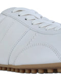 Tod's Lace-Up Panelled Trainers — White — Size US M 3.5 - US W 5 — Top View
