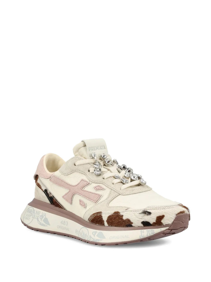 Premiata X Franz Kraler Lauryn — White — Size US M 3.5 - US W 5 — Side View
