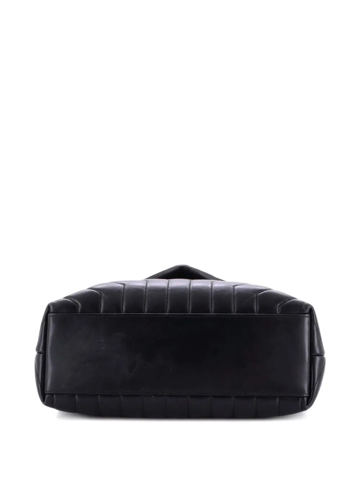 Saint Laurent Pre Owned Loulou Matelasse Chevron Leather Medium Shoulder Bag — Same as shown — Size One Size — Top View