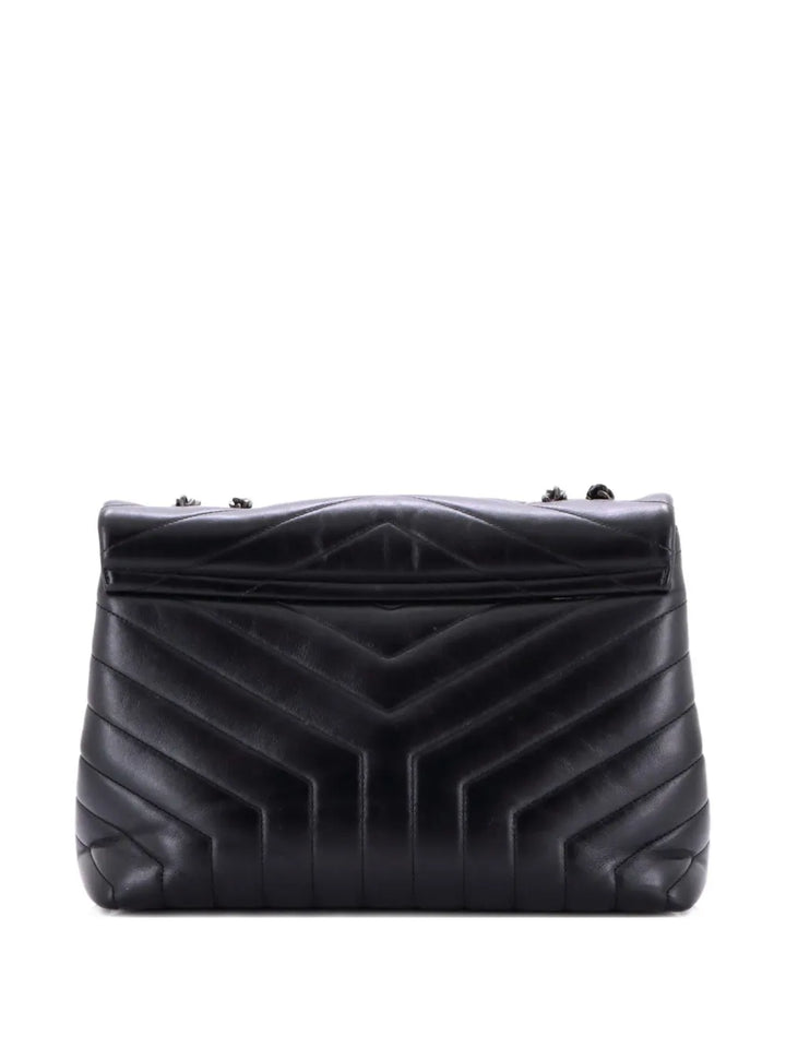 Saint Laurent Pre Owned Loulou Matelasse Chevron Leather Medium Shoulder Bag — Same as shown — Size One Size — Side View