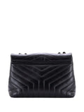 Saint Laurent Pre Owned Loulou Matelasse Chevron Leather Medium Shoulder Bag — Same as shown — Size One Size — Side View