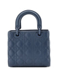 Christian Dior Pre Owned Ultra Matte My Abcdior Lady Dior Bag Cannage Quilt Calfskin Shoulder Bag — Same as shown — Size One Size — Side View