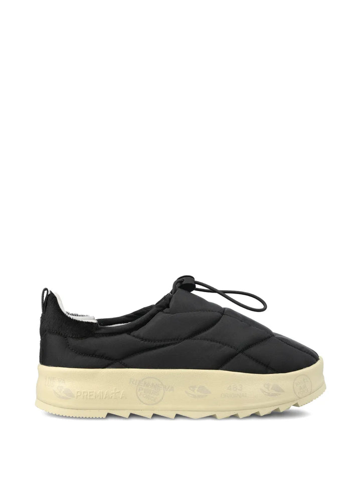 Premiata Quilted — Black — Size US M 3.5 - US W 5 — Front View