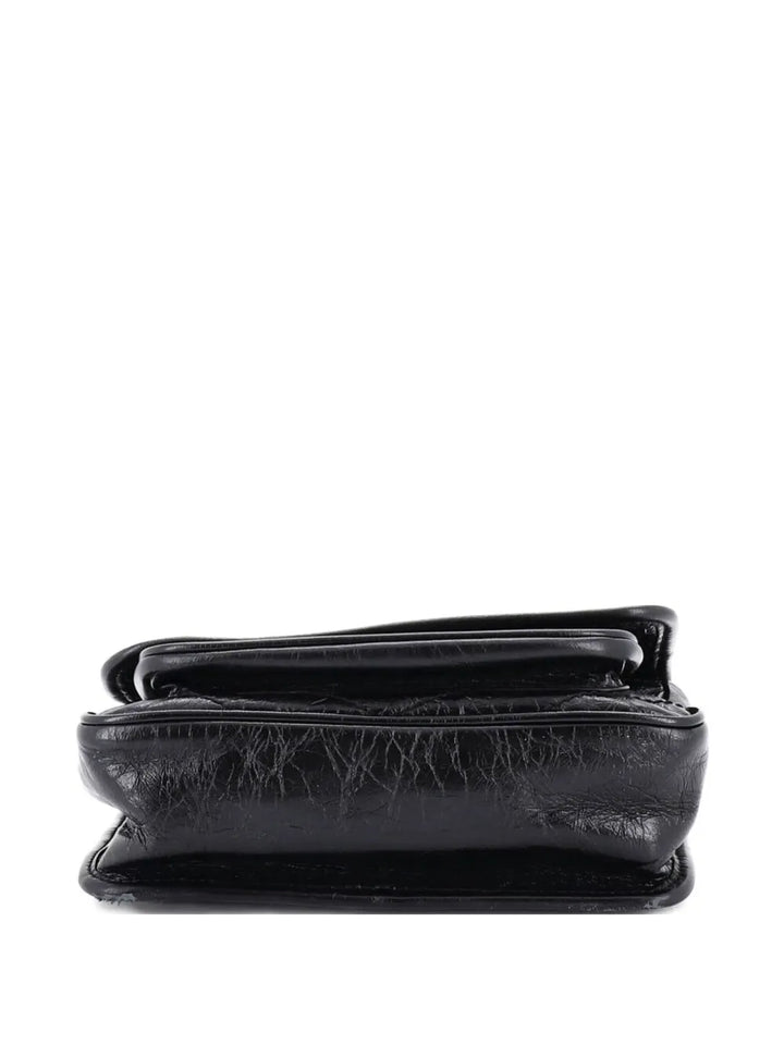 Saint Laurent Pre Owned Niki Chain Flap Bag Matelasse Chevron Leather Baby Shoulder Bag — Same as shown — Size One Size — Top View