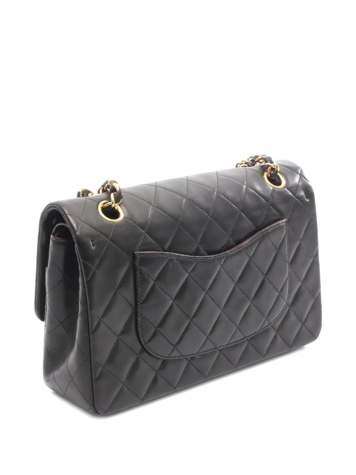 Chanel Pre Owned 1991 1994 Double Flap Quilted Chain Strap Shoulder Bag — Same as shown — Size One Size — Side View