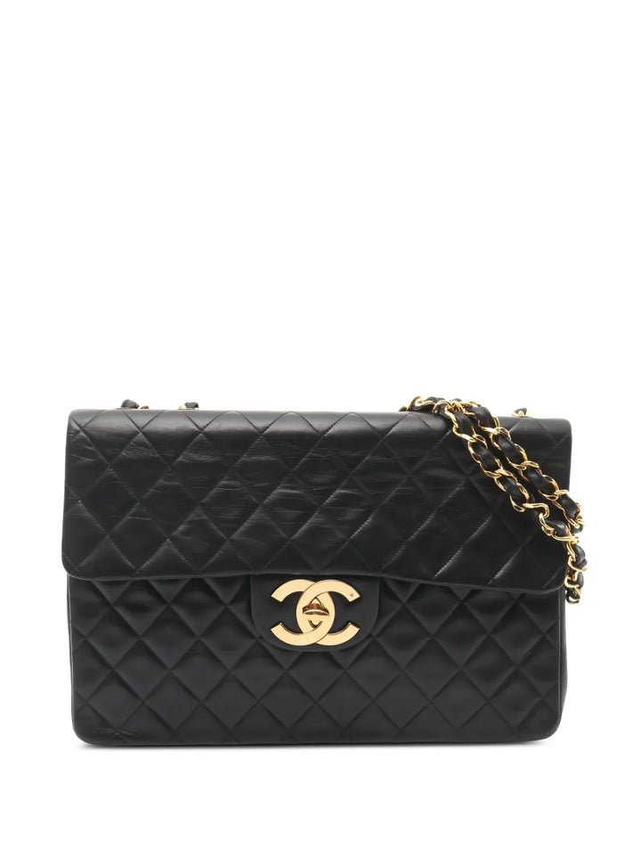 Chanel Pre Owned 1991 1994 Classic Flap Chain Strap Quilted Shoulder Bag — Same as shown — Size One Size — Front View
