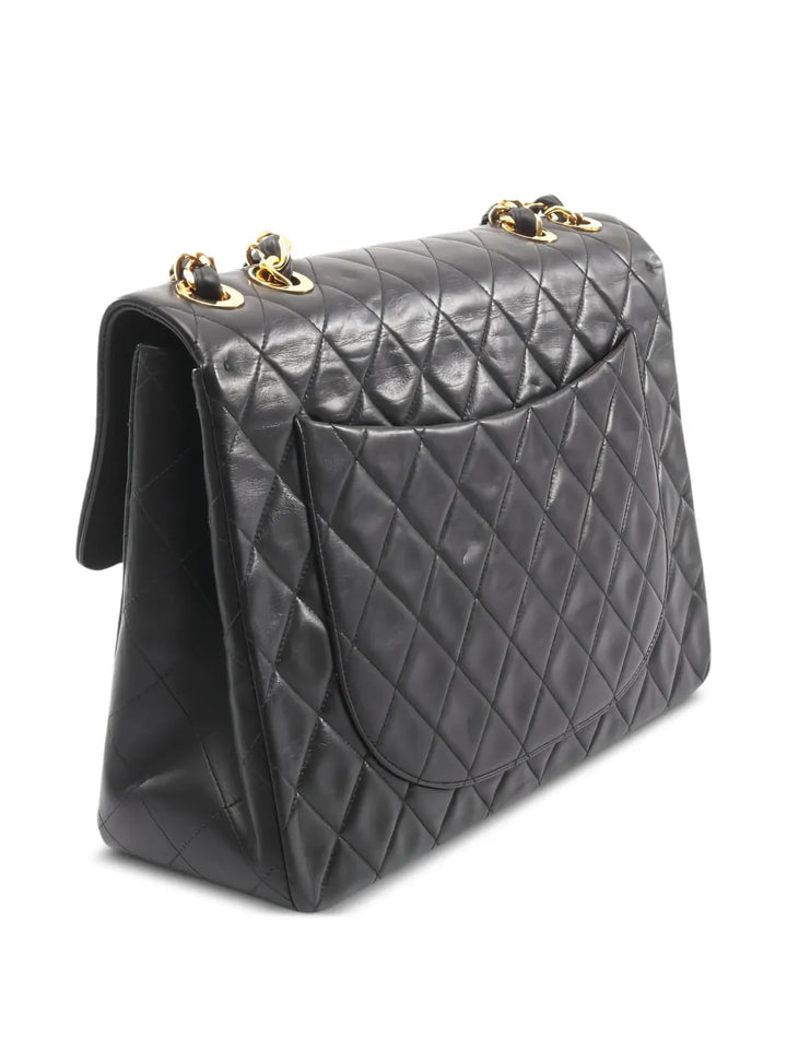Chanel Pre Owned 1991 1994 Classic Flap Chain Strap Quilted Shoulder Bag — Same as shown — Size One Size — Side View