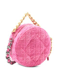 Chanel Pre Owned 2019 Chain Strap Tweed Mini Bag — Same as shown — Size One Size — Side View
