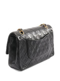 Chanel Pre Owned 1994 1996 Double Flap Chain Strap Shoulder Bag — Same as shown — Size One Size — Side View