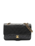 Chanel Pre Owned 1994 1996 Double Flap Chain Strap Shoulder Bag — Same as shown — Size One Size — Front View