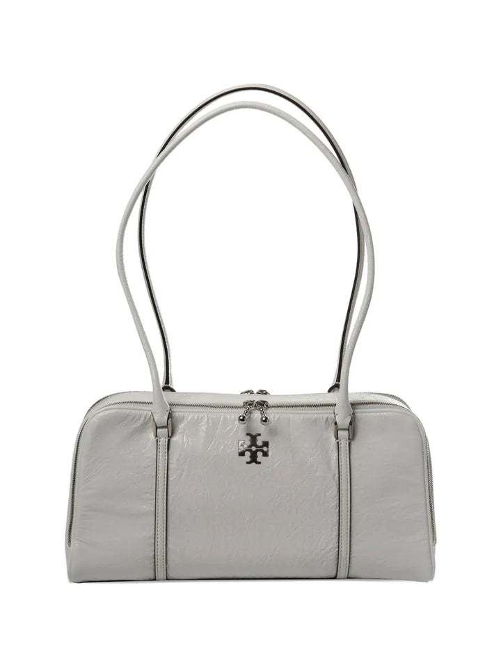 Tory Burch Small Logo Detail Zip Fastening Shoulder Bag — Same as shown — Size One Size — Front View