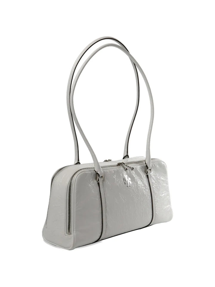 Tory Burch Small Logo Detail Zip Fastening Shoulder Bag — Same as shown — Size One Size — Side View