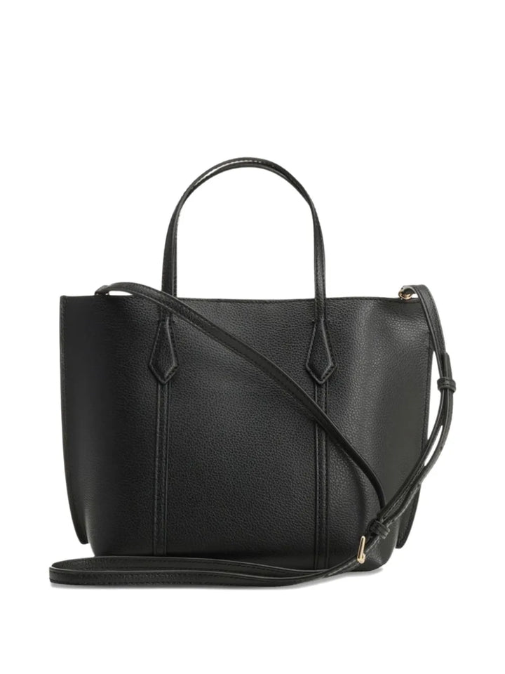 Tory Burch Small Perry Logo Leather Shoulder Bag — Same as shown — Size One Size — Side View