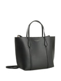 Tory Burch Small Perry Logo Leather Shoulder Bag — Same as shown — Size One Size — Back View