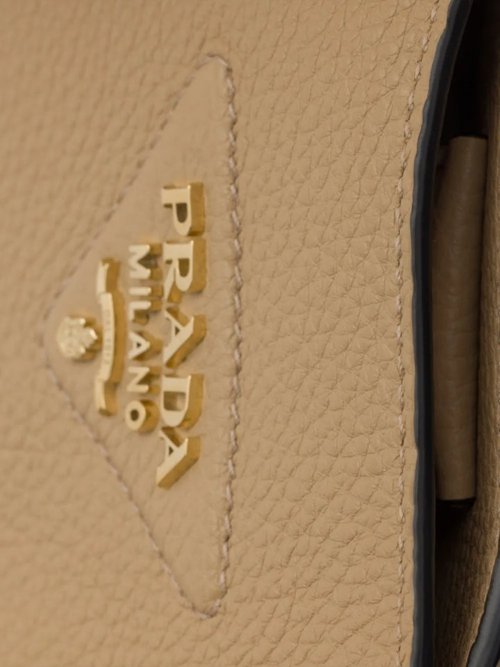 Prada Logo Detail Leather Shoulder Bag — Same as shown — Size One Size — Lifestyle View