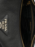 Prada Logo Plaque Leather Shoulder Bag — Same as shown — Size One Size — Detail View