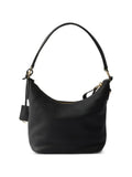 Prada Logo Plaque Leather Shoulder Bag — Same as shown — Size One Size — Side View