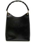 Gucci Pre Owned 20Th Century Leather Bamboo Shoulder Bag — Same as shown — Size One Size — Front View