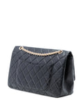 Chanel Pre Owned 2009 2010 Reissue 255 Aged Calfskin Double Flap 226 Shoulder Bag — Same as shown — Size One Size — Back View