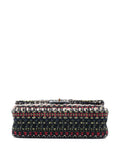 Chanel Pre Owned 2015 2016 Reissue 255 Quilted Tweed Double Flap 225 Shoulder Bag — Same as shown — Size One Size — Top View