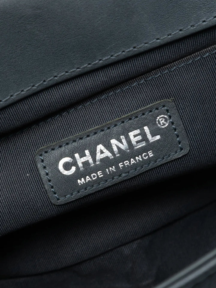 Chanel Pre Owned 2014 Paris Dallas Old Medium Quilted Calfskin Cowboy Boy Flap Shoulder Bag — Same as shown — Size One Size — Lifestyle View