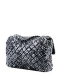 Chanel Pre Owned 2012 2013 Medium Cc Quilted Lambskin Sequin Single Flap Shoulder Bag — Same as shown — Size One Size — Back View