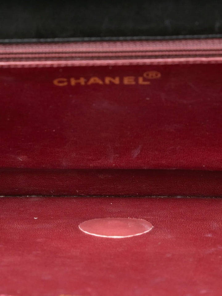 Chanel Pre Owned 1994 1996 Medium Cc Quilted Lambskin Single Flap Shoulder Bag — Same as shown — Size One Size — Detail View