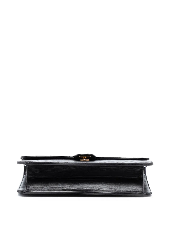 Chanel Pre Owned 1994 1996 Medium Cc Quilted Lambskin Single Flap Shoulder Bag — Same as shown — Size One Size — Top View