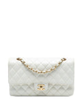 Chanel Pre Owned 2003 2004 Medium Classic Caviar Double Flap Shoulder Bag — Same as shown — Size One Size — Front View