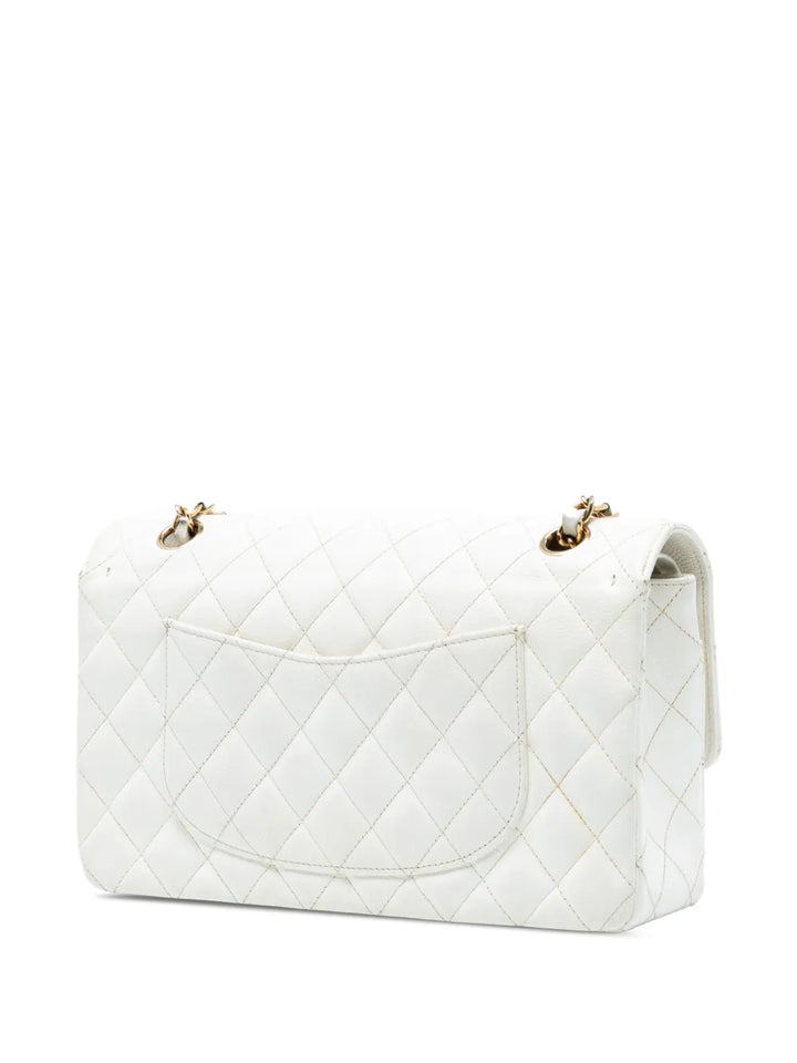 Chanel Pre Owned 2003 2004 Medium Classic Caviar Double Flap Shoulder Bag — Same as shown — Size One Size — Back View