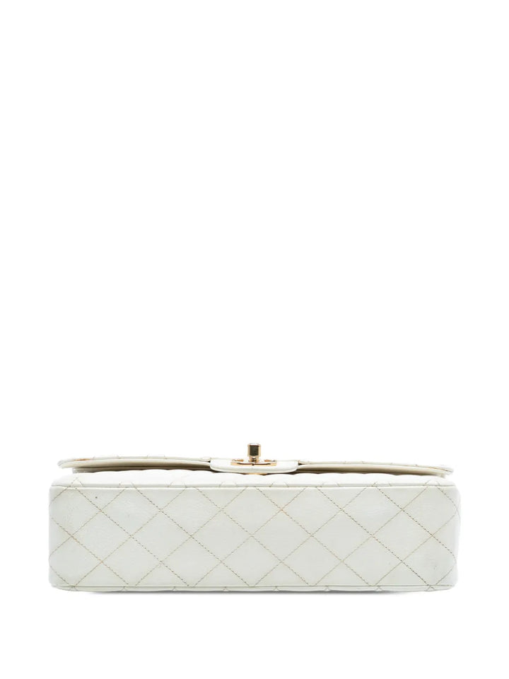 Chanel Pre Owned 2003 2004 Medium Classic Caviar Double Flap Shoulder Bag — Same as shown — Size One Size — Top View