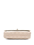 Chanel Pre Owned 2014 2015 Medium Quilted Calfskin Soft Elegance Flap Shoulder Bag — Same as shown — Size One Size — Top View