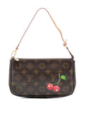 Louis Vuitton Pre Owned 2005 Takashi Murakami Monogram Cherry Pochette Accessoires Shoulder Bag — Same as shown — Size One Size — Front View