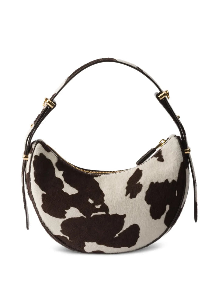 Prada Mini Arque Printed Leather Shoulder Bag — Same as shown — Size One Size — Side View