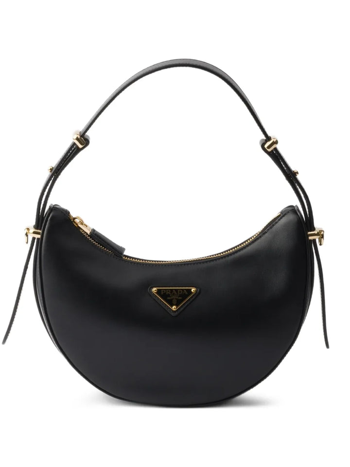 Prada Mini Arque Leather Shoulder Bag — Same as shown — Size One Size — Front View