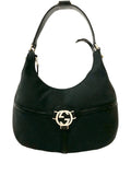 Gucci Pre Owned 2016 2025 Canvas Reins Hobo Bag — Same as shown — Size One Size — Front View